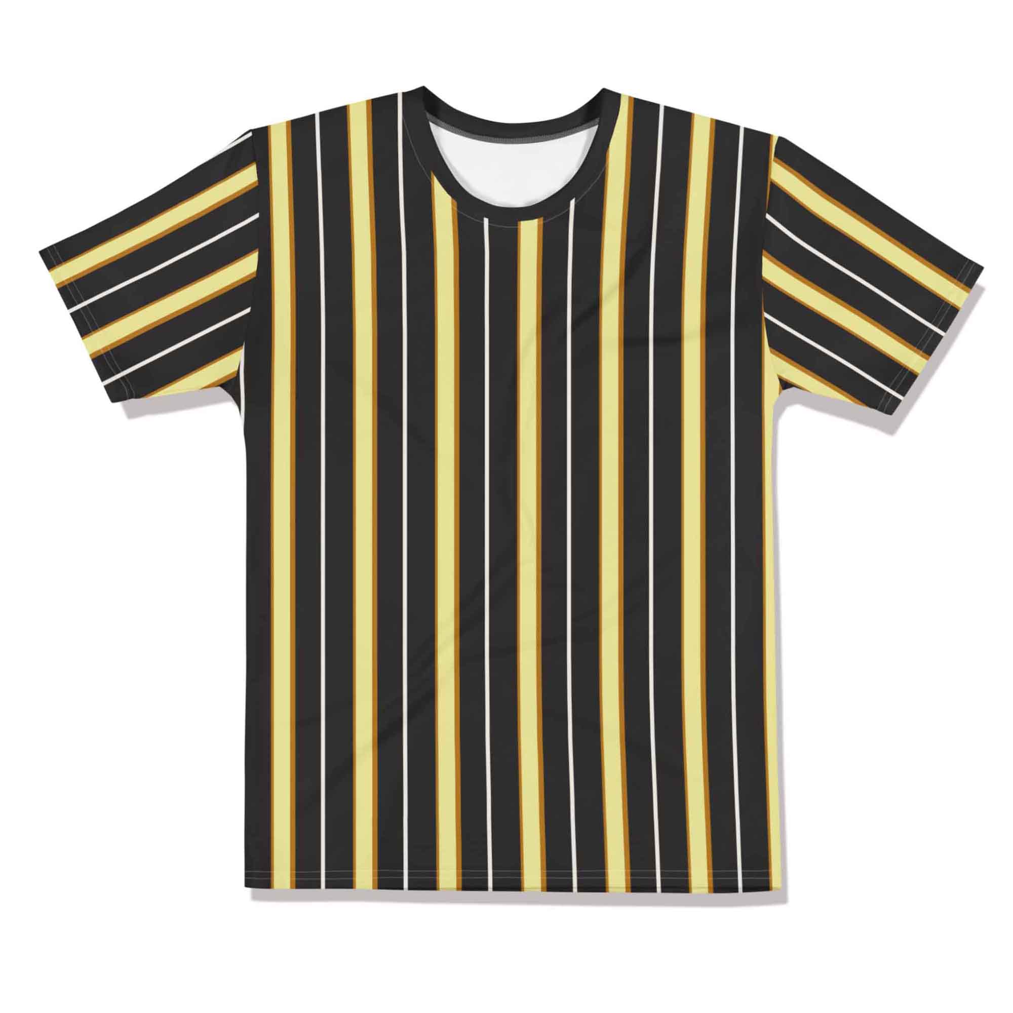 Hollywood Boulevard #2 Printed Striped T-Shirt
