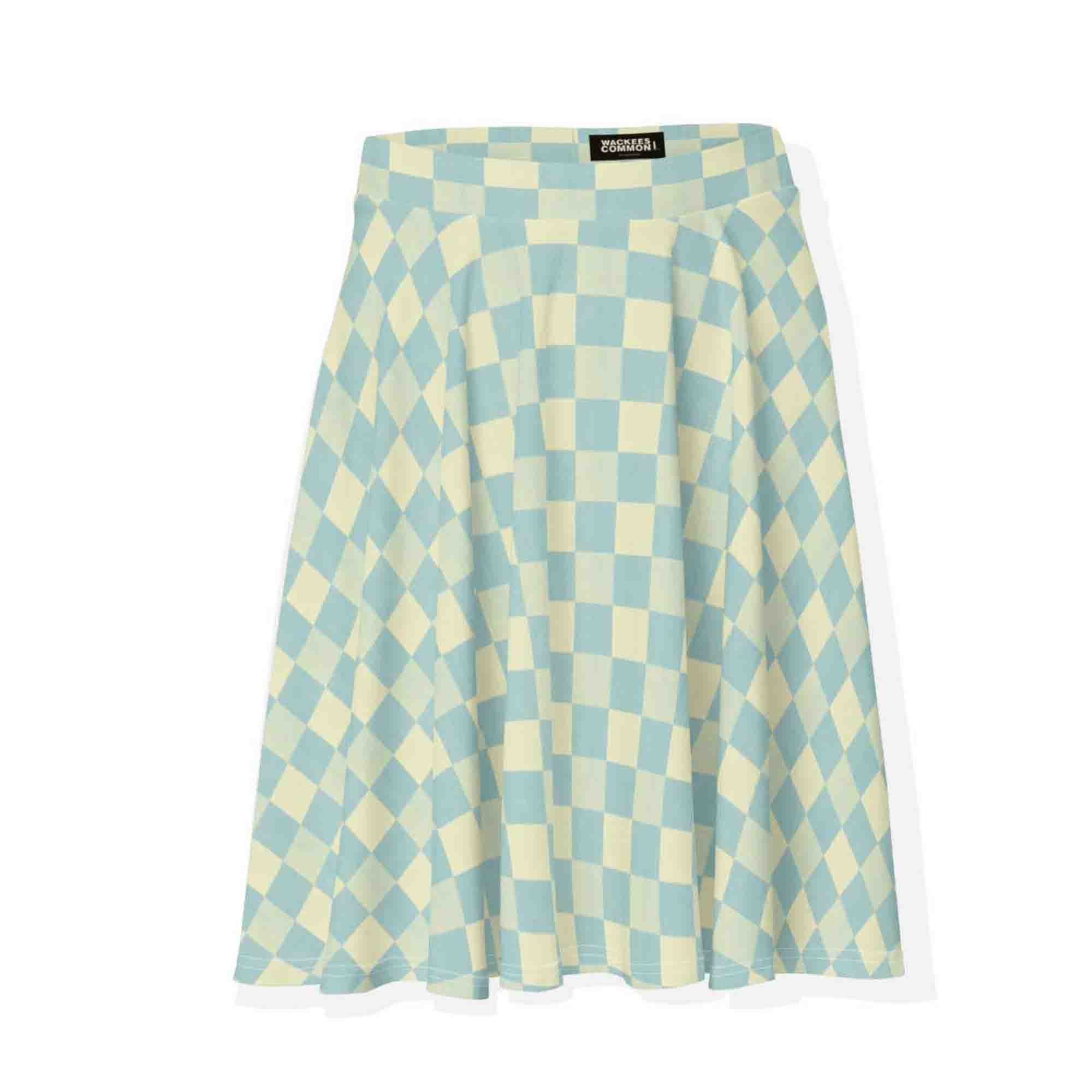 Falda skater mini cuadros vichy