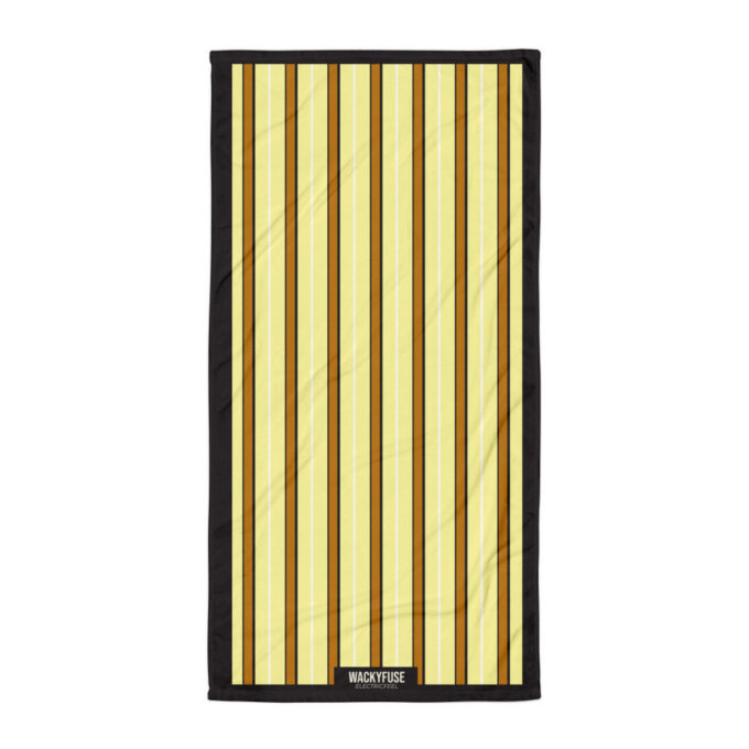 Toalla con estampado gráfico de rayas #3