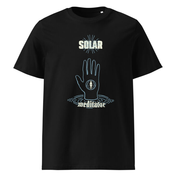 la Camiseta de algodón orgánico unisex Solar Meditator